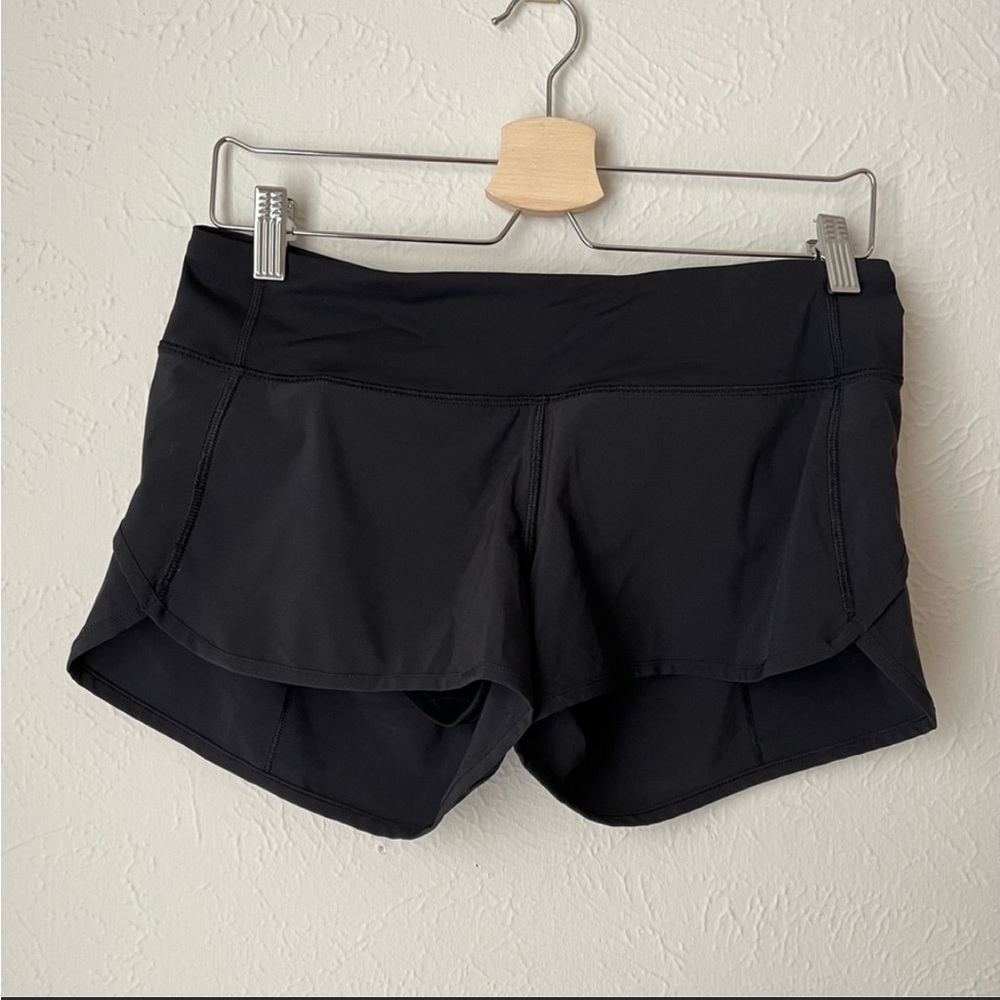 Lululemon Speed Up Short Black Size 6